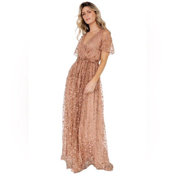Baltic Born Dresses & Skirts - Baltic Born NWT Marseille Embossed Embroidered Floral Maxi Dress Gown Size Small